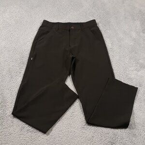 BYLT Kinetic Chino Pants Mens Waist 31 Inseam 29 Black Flat Front Performance